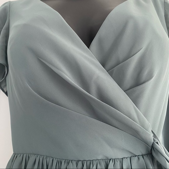 NWT Revelry Beautiful Eucalyptus Cocktail Dress - Picture 3 of 9